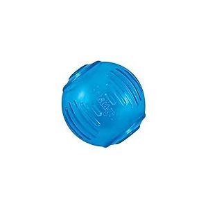 Petstages Balle pour Chien Orka Tennis Ball - Distributeur de friandises à mâcher - Bleu Roi