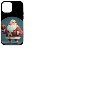 Joli Look de Père Noël avec Gants de Boxe pour garçons et Filles Coque pour iPhone 12 Mini