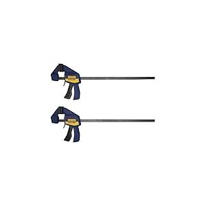 Irwin Quick-Grip 1964745 Lot de 2 mini pinces à une main 30,5 cm (12")