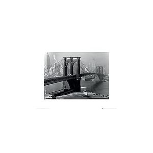 Time Life (Brooklyn Bridge, New York 1946 40 x 50 cm Toile Imprimée