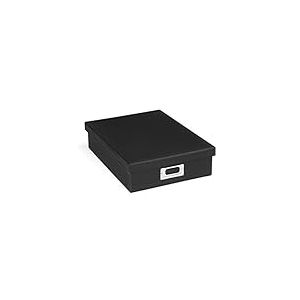 Osco A4 Faux Leather Storage Box - Black BKPUA4BOX