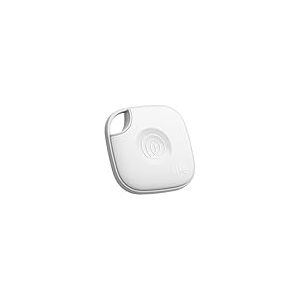 Tile by Life360 Mate (2024) - Tracker Bluetooth, détecteur de clés et localisateur d'objets pour clés, Sacs & Autres. Détecteur de téléphone. Compatible avec iOS & Android. Lot de 1 (Blanc)