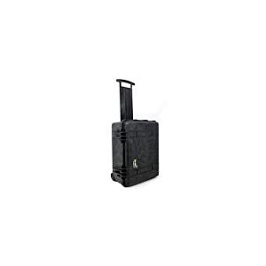PELI 1560LFC valise de voyage pour ordinateur portable avec pochette détachable, étanche à l'eau et à la poussière IP67, capacité de 44L, fabriqué aux États-Unis, avec mousse personnalisable, noire