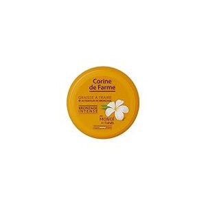 Corine de Farme - Graisse &agrave; Traire, Huile Bronzante + Activateur de Bronzage - Teint H&acirc;l&eacute; Sans Autobronzant - Mono&iuml; de Tahiti, Parfum des &Icirc;les - Pot 150 ml