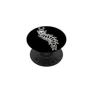 Flash Tatouage cr&acirc;ne Mille-Pattes PopSockets PopGrip Adh&eacute;sif