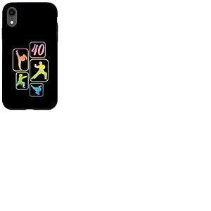 Karat&eacute; Taekwondo 40&egrave;me Anniversaire Femme 40 Ans Coque pour iPhone XR