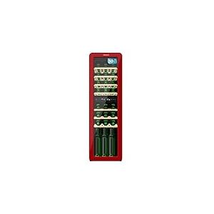 Cecotec Cave a Vin 30 Bouteilles Bolero GrandSommelier Origin Duo 30 Hit Red. Cave à vin rétro, rouge, 30 bouteilles, double zone 5-12 ºC et 12-20 ºC, NoFrost, LED