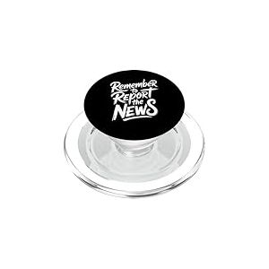 Remember to Report The News Journaliste Journaliste - PopSockets PopGrip pour MagSafe