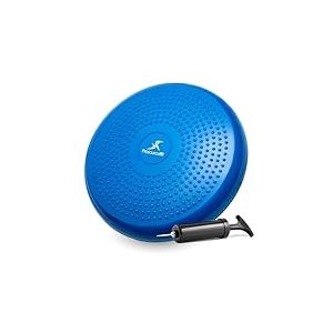 ProsourceFit Core Balance Disc Trainer, 14” Diameter with Pump for Improving Posture, Fitness, Stability