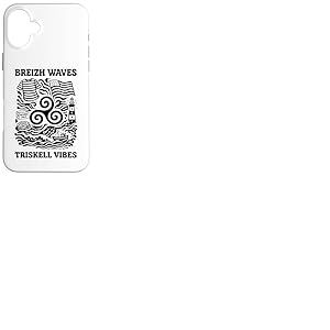 Bretagne Triskell Identit&eacute; Bretonne Oc&eacute;an Symbole Breton Coque pour iPhone 16 Plus