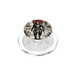 Sasquatch Bigfoot Samurai Warrior Vintage Japonais Vintage PopSockets PopGrip pour MagSafe