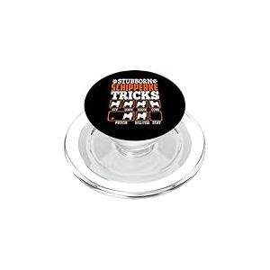 T&ecirc;tu Schipperke Dog Tricks Funny Puppy Dog Lover PopSockets PopGrip pour MagSafe