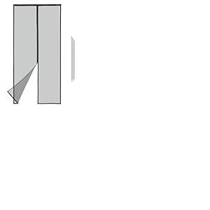 EASYmaxx Insect Protect Rideau moustiquaire, 100 x 210 cm, avec Bandes magn&eacute;tiques XXL, pour Porte de Balcon, moustiquaire