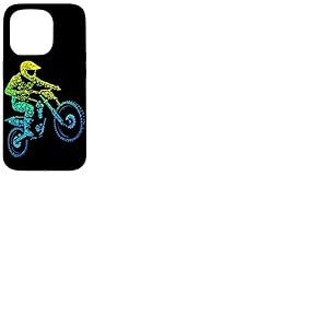Motocross et Moto Tout-Terrain | Graphisme pour v&eacute;lo Tout-Terrain Coque pour iPhone 15 Pro
