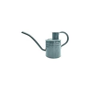 Kent & Stowe Arrosoir Vintage Gris de 1 Litre - Arrosoir en Acier galvanisé pour arroser Les Plantes d'intérieur - Pichet de Style Anglais Classique avec Bord surélevé