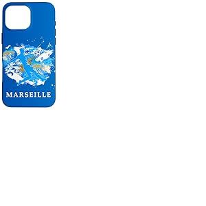 Coque pour iPhone 16 Pro Max Supporter de Marseille - idée amateur de foot marseillais
