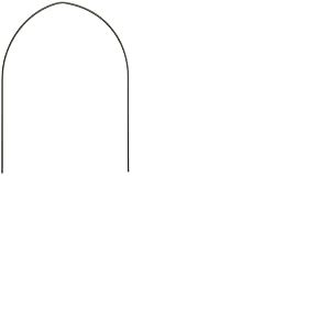 Verdemax 6281 Lot de 5 arceaux pour Serre Tunnel 8 mm 60 x 61 cm