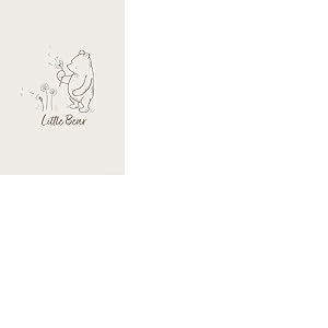 Komar Disney Winnie l'Ourson Little Bear Tableau mural décoratif pour chambre d'enfant 50 x 70 cm