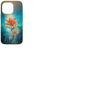 Coque pour iPhone 13 Pro Jolie fleur de lys Esthétique vintage été automne
