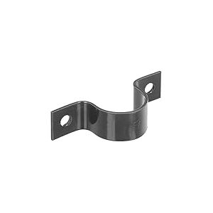 Alberts 655549 Collier | à Visser | pour la Fixation clôture aux Murs | Anthracite métallisé plastifié | pour Poteau Ø38 mm