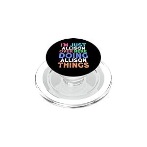 Je suis Juste Allison Qui Fait Allison Things Allison PopSockets PopGrip pour MagSafe
