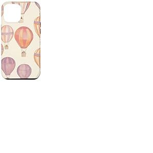 Montgolfière Vintage Pastel Coquette Mignonne Fille Coque pour iPhone 12 Pro Max
