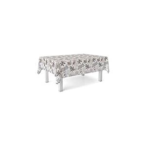 Martina Home Nappe en Toile cirée Sella Grise 250 x 140 cm