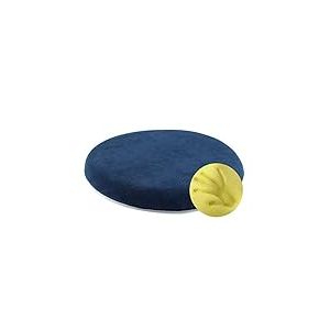 Sigmat Coussin de Chaise Rond en Mousse à mémoire de Forme antidérapante Bleu Marine 40,6 cm