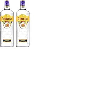 Gordon's London Dry Gin 37,5% 1L (Lot de 2)