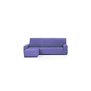 Martina Home Tunez Housse de canapé d'angle en Tissu Lilas Accoudoir Gauche Court