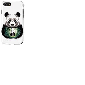 Multiple Exposure Ours Panda Lunettes De Soleil Pandas Coque pour iPhone SE (2020) / 7 / 8