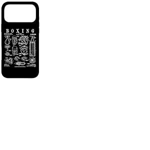 Gants de Boxe Pugilist Boxer Vintage Brevet Dessin Imprim&eacute; Coque pour iPhone 17 Pro Max