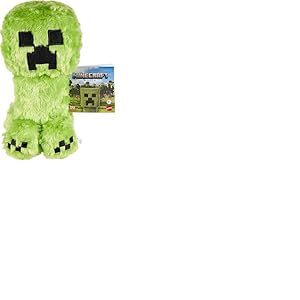Minecraft Peluche Creeper de 20 cm à collectionner, inspirée du personnage dans 'Minecraft : Le Film', JFP58