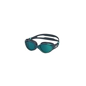 Speedo Biofuse 2.0 Mirror Swimming Goggles | Female Design | Patented Adjust Mechanism | Anti-Fog | Anti-Leak | Comfort Fit, Lunettes de plongée aux femmes, Dark Green, One Size -