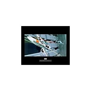 Komar Poster d'Art Mural, 50cm x 40cm, Star Wars Classique RMQ X Wing Vs Tie Fighter