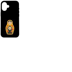 Matriochka Poupée Russe en Bois empilable Coque pour iPhone 16