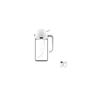 Zaigon Pulv&eacute;risateur d'huile et distributeur d'huile - Bouteille d'huile 2 en 1 de 500 ml - Dosage facile du vinaigre et de l'huile - Fermeture anti-salissures - Facile &agrave; nettoyer