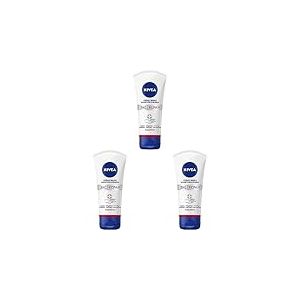 NIVEA Cr&egrave;me mains 3 en 1 Repair Peaux Tr&egrave;s S&egrave;ches & Rugueuses (1 x 75 ml), soin hydratant mains formule riche et non grasse, cr&egrave;me hydratante r&eacute;paratrice au Dexpanthenol (Lot de 3)