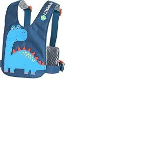 LittleLife Rênes de sécurité pour Tout-Petits, Motif Dinosaure, Bleu, 1 pièce