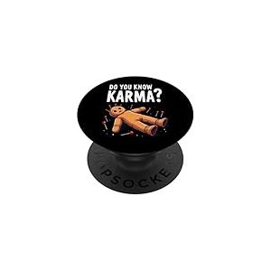 Do You Know Karma - Humour Mignon Effrayant PopSockets PopGrip Adhésif