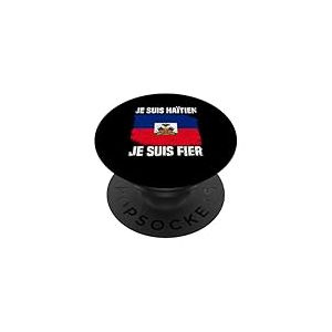 Haiti Design Drapeau Haïti Graphique pour Haïti PopSockets PopGrip Adhésif