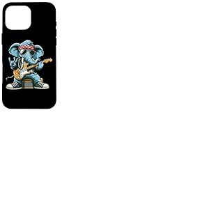 Guitare à Bascule éléphant Cool Attitude Coque pour iPhone 16 Pro Max