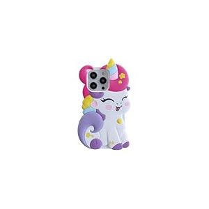wifantien Coque en Silicone Souple pour iPhone 12 Pro Max 6,7", Motif Licorne Mignonne 3D pour iPhone 12 Pro Max 6,7", Personnage de Licorne en Forme de Cheval, pour Filles et Femmes