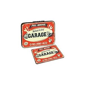 PEDEA Motif Housse de Protection pour Ordinateur Portable jusqu'&agrave; 33,8 cm avec Tapis de Souris 13.3 inch with Mouse Pad Garage