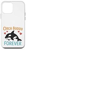 Orca Buddy Forever &ndash; Joli Motif c&oelig;ur Orque Coque pour iPhone 12 Mini