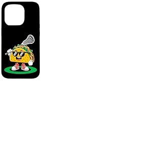 Taco amusant jouant à la crosse Coque pour iPhone 15 Pro
