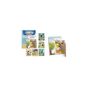 J.A.D.E - Pack de 12 Livres de Coloriages Magiques &agrave; l'eau - Loisir Cr&eacute;atif - 030641PA - - Voyage - Jeu pour Enfant - R&eacute;utilisable - sans Taches - Design Fran&ccedil;ais - &Agrave; Partir de 2 Ans