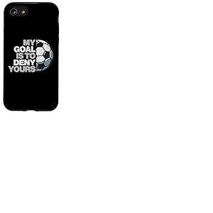 Football My Goal to Deny Yours Joueur de Football Hommes Gar&ccedil;ons Enfants Coque pour iPhone SE (2020) / 7/8