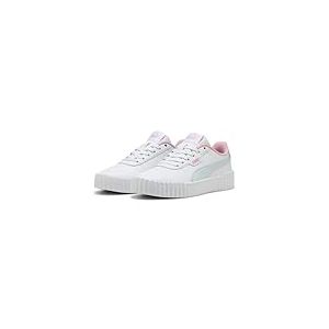 Puma Baskets Carina 3.0 Jr pour Fille, Puma Verre de mer Blanc, 35.5 EU