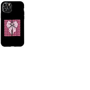 Ruban rose coyote chasseur coyote, coquette Coque pour iPhone 11 Pro